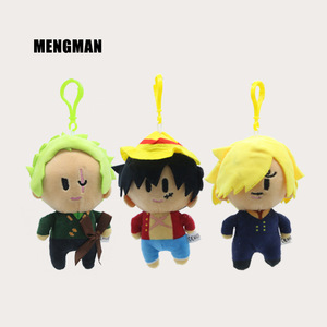 Venta al por mayor: Muñeco de peluche con clip de 13 cm de <span class=keywords><strong>Tony</strong></span> <span class=keywords><strong>Tony</strong></span> <span class=keywords><strong>Chopper</strong></span>, Ace, Luffy y Law, llavero colgante, juguete de peluche. - Product Image 4