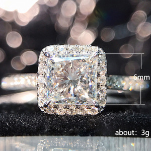 Elegante Anello Classico in Rame per Matrimonio e Fidanzamento, Anello Scintillante a Forma di Cuore per Donne, Regalo per Feste, Gioiello - Product Image 3