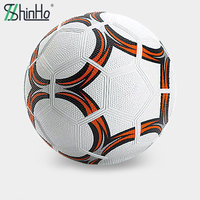 Ballon de football en caoutchouc personnalisé économique Shinho Manufacturer avec logo pour enfants, entraînement, promotion
