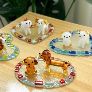 Miniatura di Cane in Vetro di Murano Fatta a Mano - 19 Simpatiche Razze di Animali Cartoonizzati per Decorazioni Casa e Auto - Product Image 5