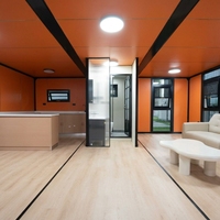 Maison préfabriquée standard australienne de 20 pieds, cabane portable, maison modulaire en conteneur avec cuisine et salle de bain intégrées