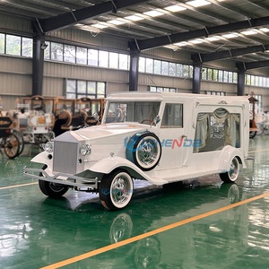 Customized Electric Hearse With High Quality and Low Price Coffin Horse Carriage Funeral Buggy Hearse for Sale European Style - Product Image 1