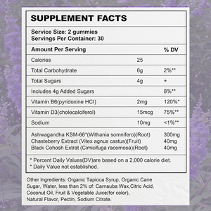 Gomitas de Suplemento para Mujeres OEM, Salud de la Piel, Ayuda a Reducir los Cambios de Humor, SPM, con Vitamina B6 y D3 - Product Image 6