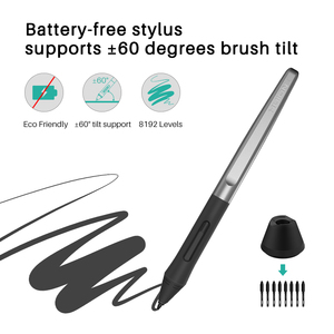 Tablette graphique à stylet <span class=keywords><strong>Huion</strong></span> H1060P universelle pour le dessin artistique 3D, 8192 niveaux de pression - Product Image 4