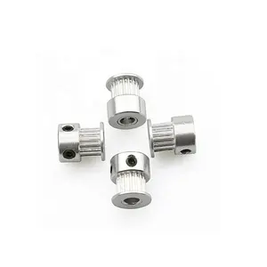 Impresora 3D GT2 de 18 y 20 dientes, polea síncrona de 5mm, 8mm, ancho de correa de distribución, 5 6,35, 8, 10mm, 2GT