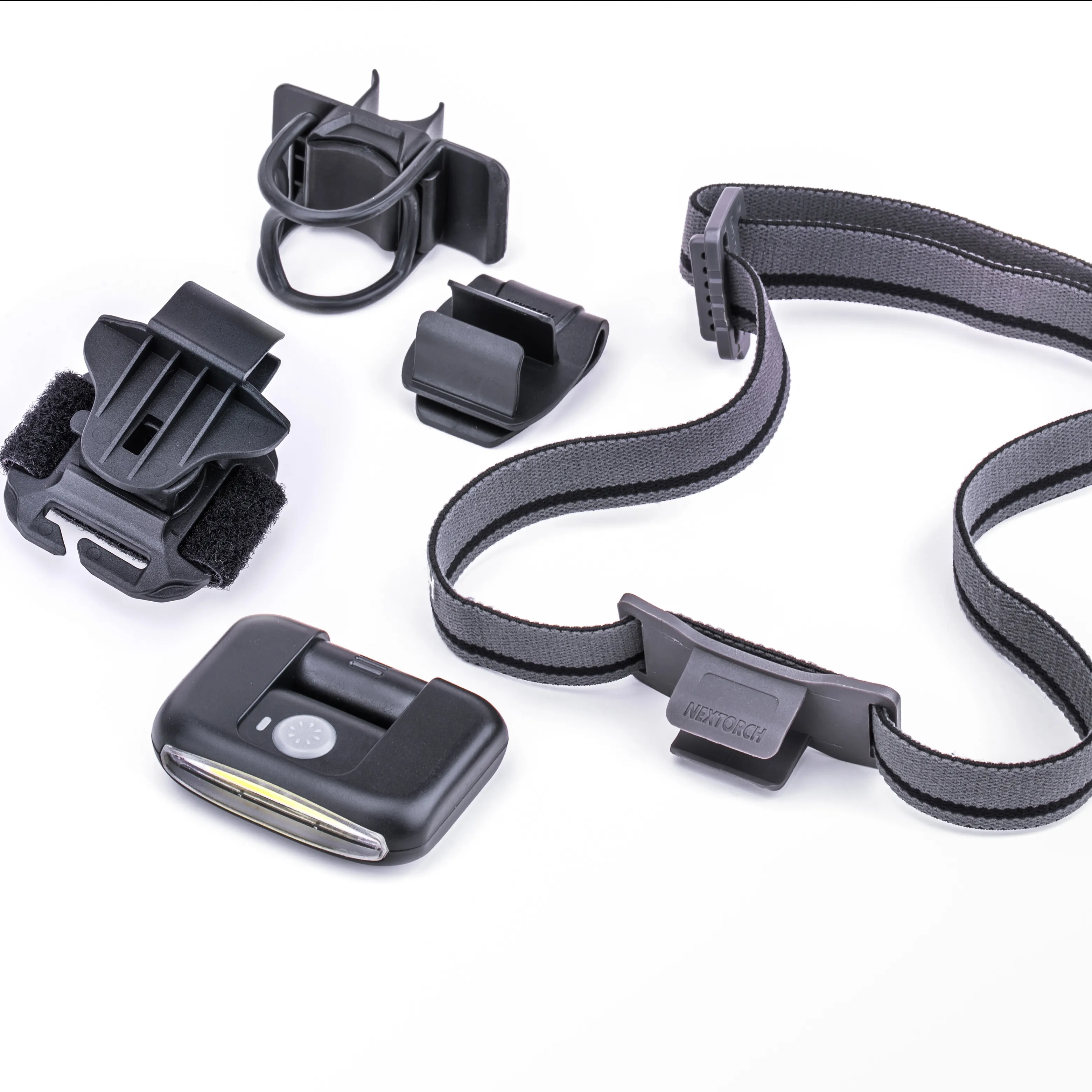 Nextorch UT10 USB 충전식 알루미늄 혁신적인 디자인 전조등 다기능 COB 라이트 자전거 라이트 화이트 다시 모자 라이트