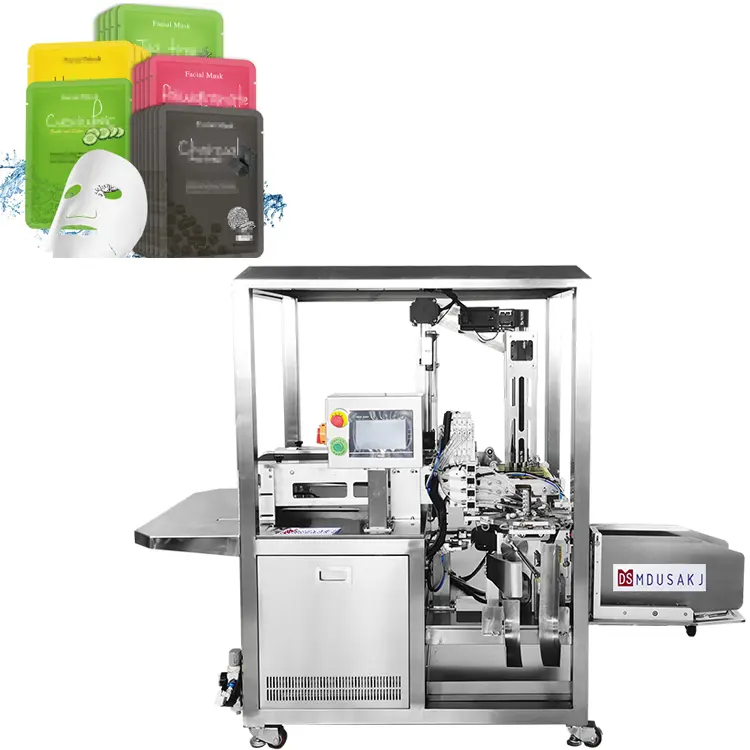 Machine de scellage de gaze à quatre côtés, machine de pliage de gaze hémostatique, machine automatique de fabrication de masques cosmétiques
