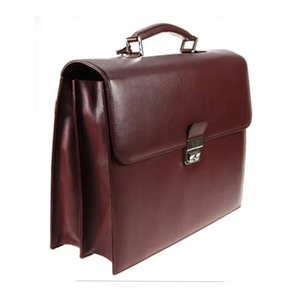 OEM Custom Made 100% Genuine Leather Business Laptop <b>Briefcase</b> for Men 15 Inch Shoulder Crossbody - Product Image 1