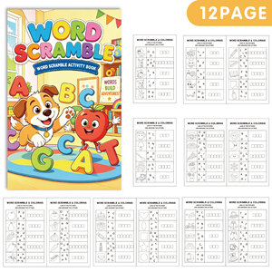<span class=keywords><strong>Libro</strong></span> de Actividades de Matemáticas <span class=keywords><strong>Sudoku</strong></span> Personalizado, 12 Páginas de Rompecabezas, Laberinto, Juego de Palabras, 4 Temas, <span class=keywords><strong>Libro</strong></span> de Juegos Divertidos <span class=keywords><strong>para</strong></span> Preescolares y Niños Pequeños - Product Image 6