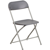 Chaises pliantes en plastique et en métal pour événements de mariage Sunzo Tables et chaises de fête