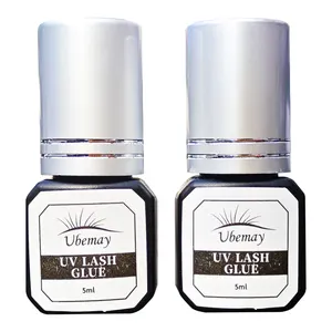 Muestra gratis Black Lash Adhesivo Led Extensión de pestañas Pegamento UV Lash Glue