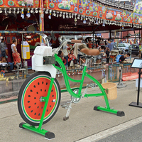 Bicicleta de Ejercicio EXI con Pedales, Generador de Burbujas y Función de Equilibrio, Ajustable y Segura, de Aleación de Aluminio, Fácil de Usar para Entretenimiento