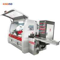 Garantie de satisfaction, machine à planer à quatre côtés KINGISO, machine à planer le bois avec fonctions de planage sur plusieurs côtés, moteur 21,5 kW, garantie d'un an