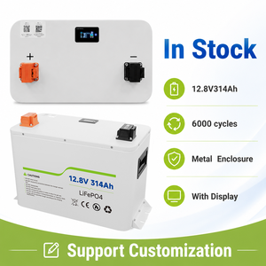 Paquete de Baterías Deye LiFePO4 de 12V 314Ah, Batería de Almacenamiento de Energía de 4kWh con BMS Integrado, Pantalla LCD, Ciclo Profundo para Sistemas Solares, RV y Náutica - Product Image 1