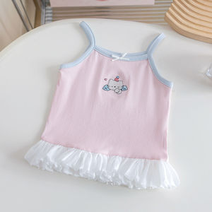 Canotte Estive per Bambine, Top Senza Maniche con Stampe Cartoon, Gilet Principessa in Cotone per Bambini e Neonati - Product Image 3