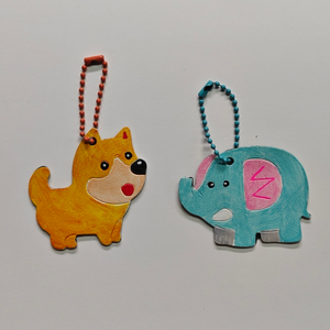 Mainan edukasi anak-anak, stiker grafiti kulit dicat set liontin untuk anak-anak DIY - Product Image 2