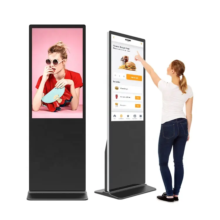 32 43 50 55 pouces prix bon marché Android autonome intérieur affichage numérique kiosque LCD affichage numérique affichage