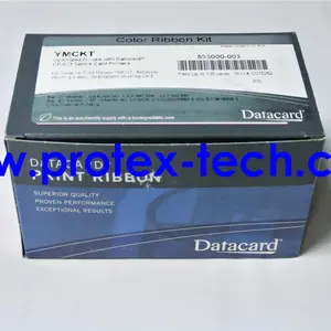 Datacard CD800, לCP40, CP60, CP80 YMCKT צבע רצועת כלים, מקורי 500 תמונות סרט Datacard 535000-003