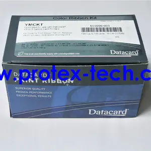 Datacard CD800, CP40, CP60, CP80 YMCKT रंग रिबन, मूल 500 छवियों Datacard 535000-003 रिबन