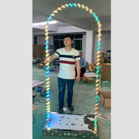 Barre lumineuse, Lumières de scène, Arche de porte, Roue de prière, Lampe de cage pour la pratique spirituelle, Arche de performance GOGO pour strip-teaseuses