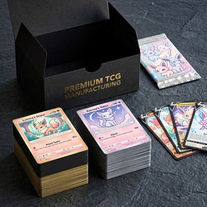 Tarjetas Coleccionables de Papel Personalizadas de Primera Calidad, Fabricación TCG, Diseño de Fantasía, Esquinas Redondeadas, Acabado Brillante, Ecológicas - Product Image 1