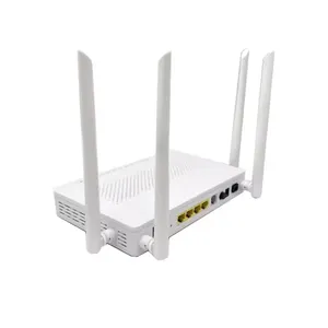 WIFI6 XPON GPON EPON ONT ONU 4 Antennes avec débit WIFI haut débit et compatible avec toutes les marques OLT