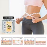 Marque privée Gingembre Corps Façonner Pâtes Minceur Gros Ventre Taille Nombril Autocollant Perdre Du Poids Élimination De La Cellulite Corps
