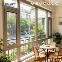 Véranda en aluminium sur mesure de luxe, insonorisée, à double vitrage, pour balcon extérieur et usage hôtelier
