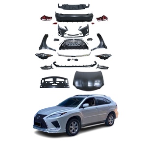 Kit de Carrocería de Alta Calidad YIKU 06-08 para <span class=keywords><strong>Lexus</strong></span> RX330, Ajuste Perfecto <span class=keywords><strong>2020</strong></span> para <span class=keywords><strong>Lexus</strong></span> RX350, Parachoques Delanteros y Traseros, Capó del Motor - Product Image 1