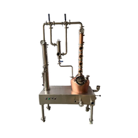 Alambic à alcool en cuivre Towin 20L, distillateur multicolonne, chauffage électrique/vapeur/à feu, 220V/380V 8-65kW, qualité supérieure pour usage domestique