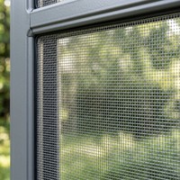 Malla mosquitera personalizable para ventanas domésticas, prevención de mosquitos e insectos, compatible con puertas y ventanas de edificios.