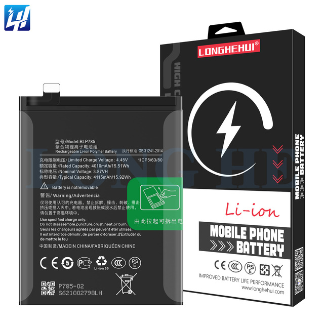 OEM New Phone Battery Replacement BLP785 for OPPO OnePlus Nord 1+ Nord OnePlus 8 Nord 5G 4115mAh Brand New 0 Cycle
