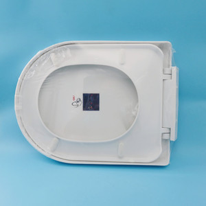 Square Shape <strong>Toilet</strong> <strong>Seat</strong> White Elongated Slow Close Easy Lift-off <strong>Hinge</strong> - Product Image 3
