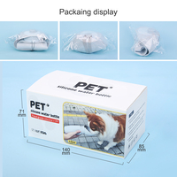 Bouteille d'eau pour animaux de compagnie en silicone KEAN, grande capacité, durable, en acier inoxydable, bouteille d'eau de voyage en silicone pour chiens