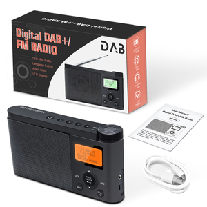 Portable DAB FM Digital <b>Radio</b> LCD Display Preset Stations Built in Speaker with Headphone Jack for Home Outdoor - Product Image 5