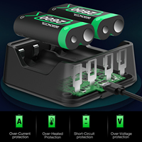 Nuevo juego de batería Xbox Series X Gamepad 2650 mAh Gamepad inalámbrico Cargador de batería dual para controladores Xbox One/One S/X/One Elite