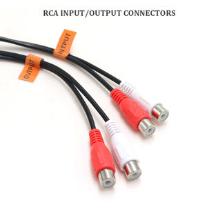 범용 자동차 볼륨 조절기 자동차 앰프 베이스 <span class=keywords><strong>RCA</strong></span> 게인 레벨 전위차계 오디오 앰프베이스 <span class=keywords><strong>RCA</strong></span> 레벨 원격 볼륨 콘트 - Product Image 3