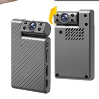 Caméra de sécurité intelligente HD 720p transfrontalière Wi-Fi avec vision nocturne, objectif rotatif, détection de mouvement et notification d'alarme (sans stockage)