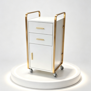 Armoire à outils spéciale pour salon de beauté avec tiroir, étagère multi-niveaux, chariot de rangement - Product Image 2
