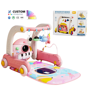 Juguete para <span class=keywords><strong>Bebés</strong></span> de Alta Calidad, Gimnasio 2 en 1 con Piano, Tapete de Juego para <span class=keywords><strong>Bebés</strong></span>, Tapete de Actividades para Recién Nacidos y Andador - Product Image 2