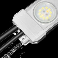 Lampu LED Grow Light Bar 75W DC24V Berpendingin Air GH50-90D-15Q Spektrum Penuh IP65 untuk Pertanian Vertikal Rumah Kaca