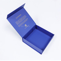 Boîte-cadeau en papier rigide de luxe de petite taille avec logo personnalisé pour bijoux, carnet et cadeau d'anniversaire