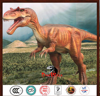 Robot Jurassic eğlence parkı büyük Animatronic yüksek simülasyon dinozor modeli