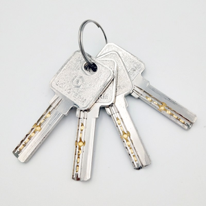 Poignées et serrures de porte SUS304 cylindre en laiton clés en laiton fournisseur ensemble de serrures de porte ensemble de poignées de verrouillage de panneau pour porte en bois - Product Image 6
