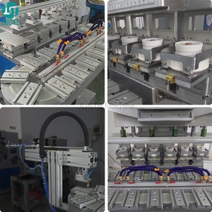 Machine de tampographie Multi 6 couleurs, grand convoyeur automatique Tampo Pad imprimantes pour briquet crayon sandales <span class=keywords><strong>LED</strong></span> ampoule chaussure - Product Image 4