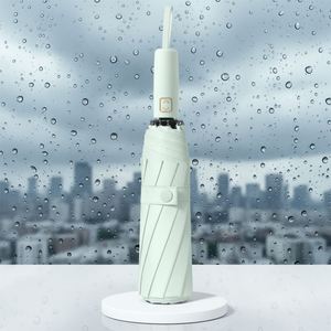 Clearance Summer Travel Automatic Folding Color Changing <b>Umbrella</b> with Plastic Cover for Men - Product Image 1