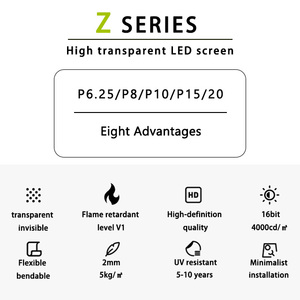 Linh hoạt trong Suốt <span class=keywords><strong>LED</strong></span> phim màn hình dính <span class=keywords><strong>LED</strong></span> phim màn hình 3840Hz 16bit nhanh chóng thiết lập cho quảng cáo và bán lẻ - Product Image 2
