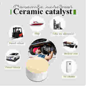 Pt Pd Rh in ceramica a nido d'ape ad alto flusso catalizzatore per autoveicoli catalizzatore rotondo convertitore catalitico substrato - Product Image 5