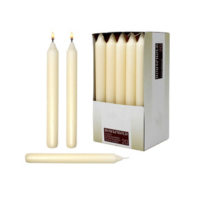 Vente en gros bon marché bougie conique à la paraffine blanche de différentes tailles - Product Image 4