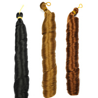 En gros, Tresses Dreadlocks Spring Twist en fibre haute température de 8 pouces, pré-torsadées, colorées, pour coiffage à l'eau chaude